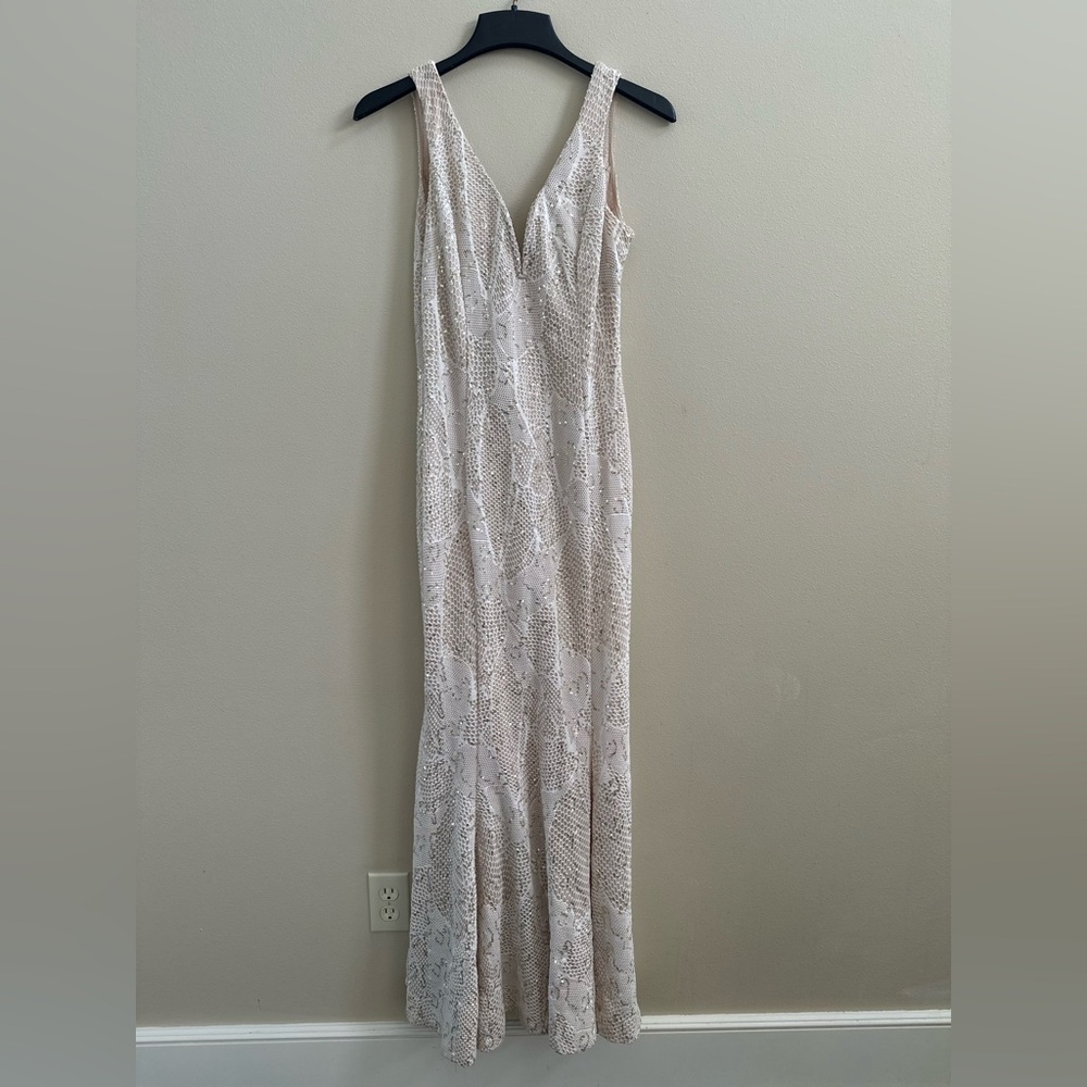Bailey Blue Shiloh Mermaid sequin Evening Gown